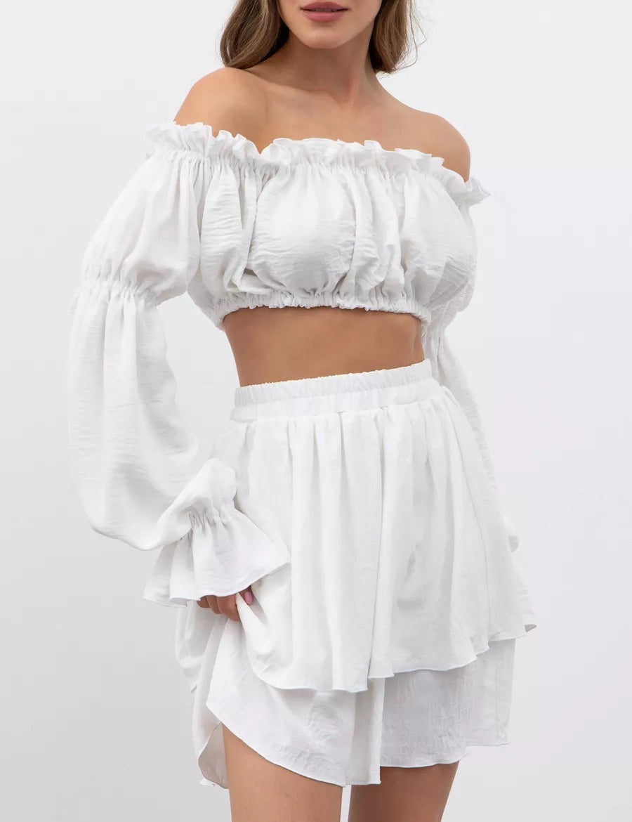 ILDA | Completo estivo chic con spalle scoperte