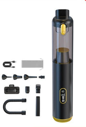 Aspirateur sans fil et fin pour voiture : aspiration 19000Pa, recharge rapide, comprend 10 accessoires pour le nettoyage de la voiture et de la maison