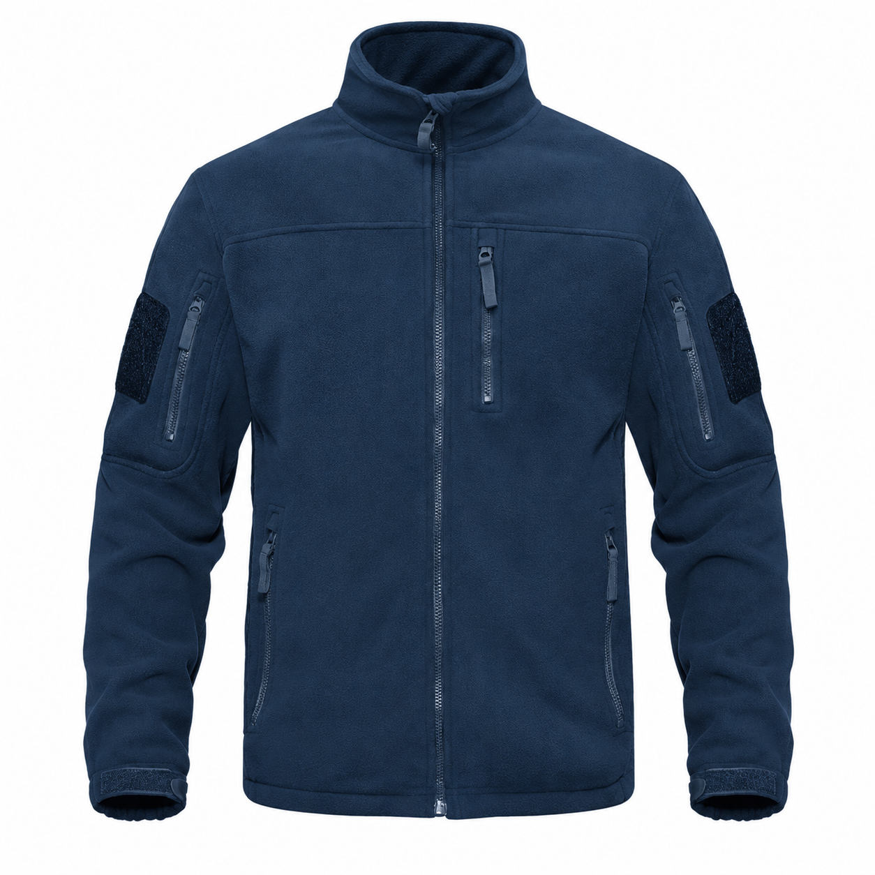 Giacca da Uomo in Pile | Design Tattico con Tasche Multiple