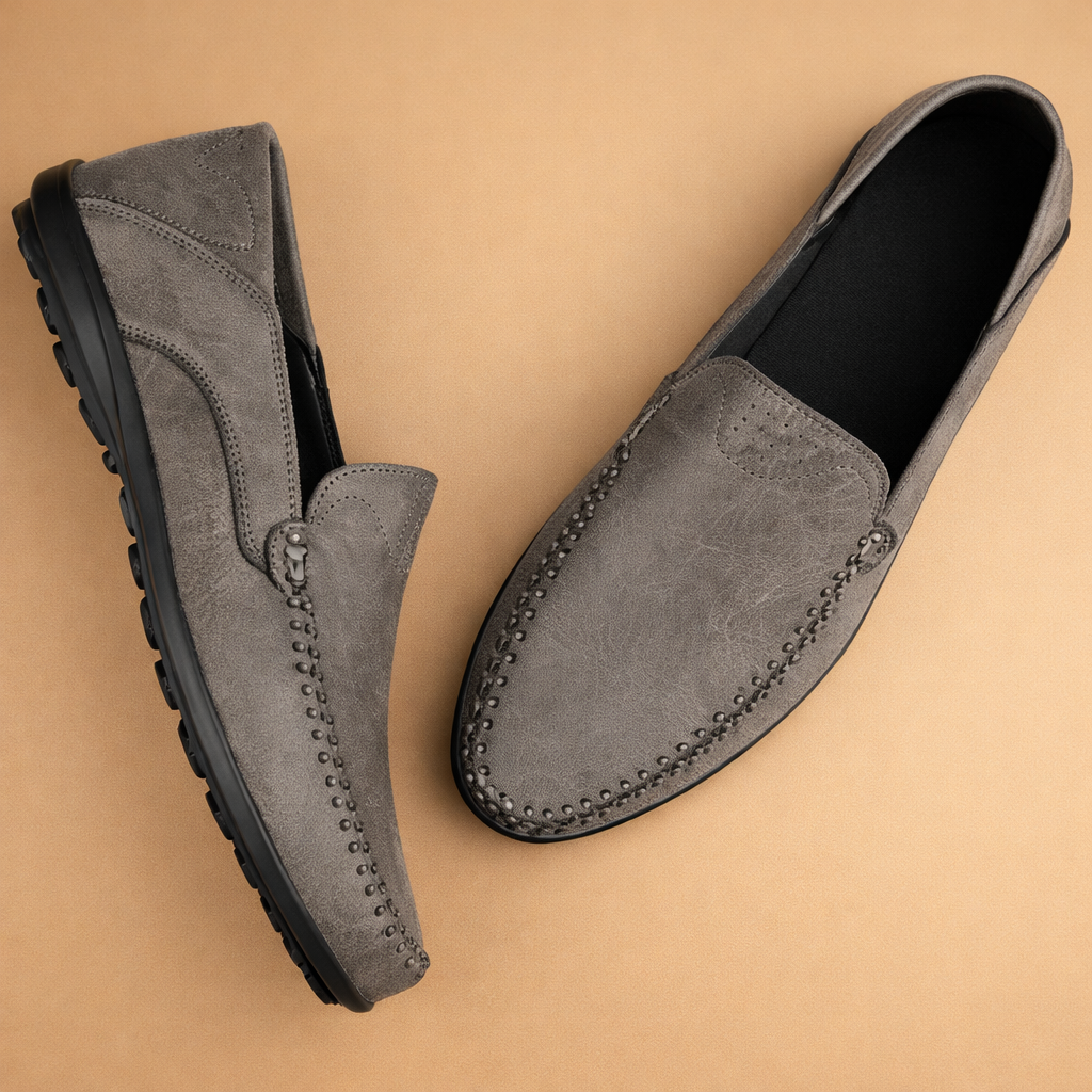 Stefano | Mocassins Slip-On Confortáveis e Respiráveis para Homem