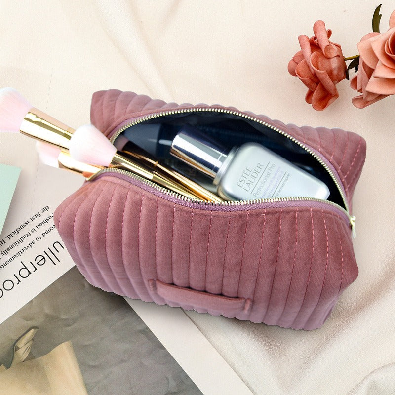 Lisa | Lussuoso organizer per trucchi in velluto