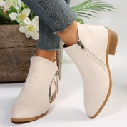 Marlene | Bottines pour femme à bout pointu et talon large