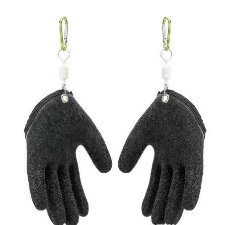 Puncture-resistant fishing gloves – Fisherman’s gloves with magnetic release, non-slip and protective design