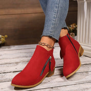 Marlene | Bottines pour femme à bout pointu et talon large