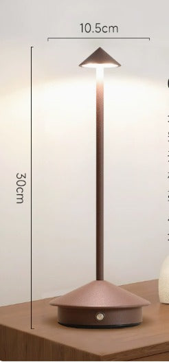 ClarityGlow Lampada da Tavolo LED Senza Fili Dimmerabile e Impermeabile