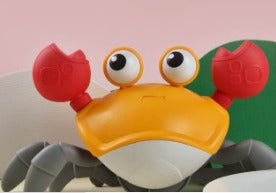 CrustaceanJoy | Brinquedo para crianças em forma de caranguejo que rasteja com música e luzes coloridas