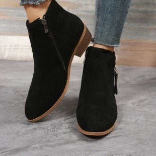 Marlene | Women's pointed-toe ankle boots with block heel