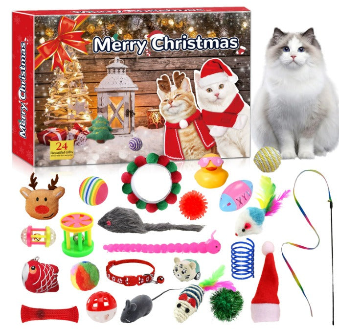 FelineFest | Interactieve adventskalender voor katten met speelgoed en smakelijke traktaties