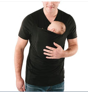 Sac ventral ergonomique pour enfants réglable en tissu respirant – Confort et soutien pour les parents en mouvement