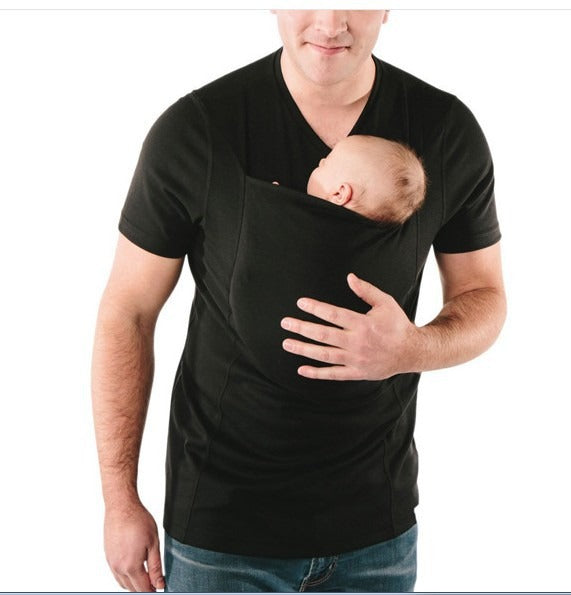 Sac ventral ergonomique pour enfants réglable en tissu respirant – Confort et soutien pour les parents en mouvement